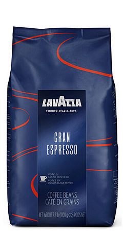 Кофе в зёрнах LAVAZZA Espresso «Gran Espresso» 1000 г.